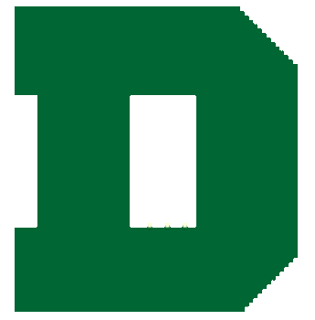 Dartmouth Big Green 1945-2006 Primary Logo Iron On Transfer